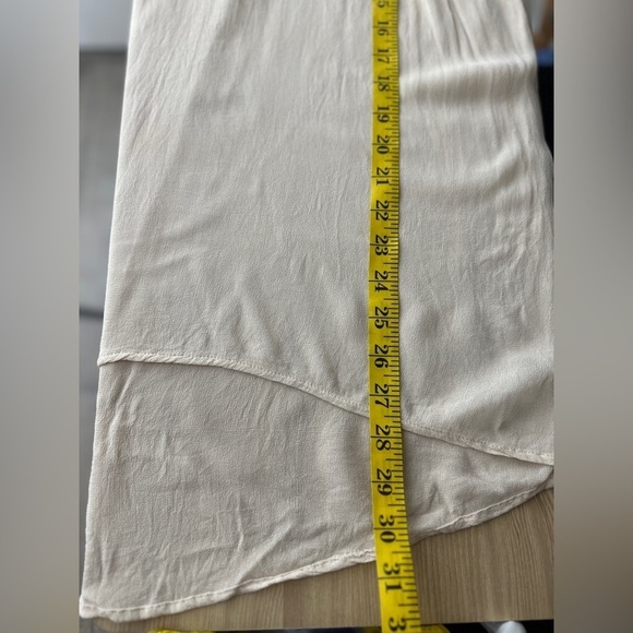 Sundance Women’s Boho Crochet Sheer Long Sleeve Blouse in Ivory Sz S - Picture 8 of 12